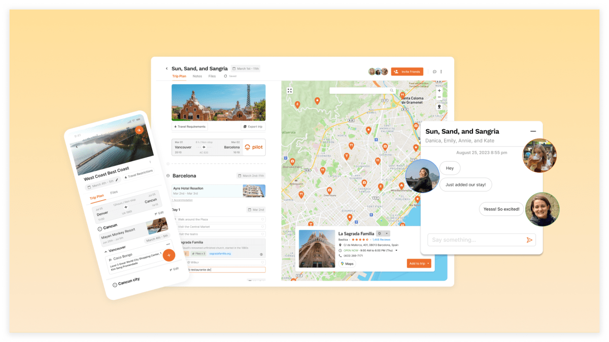 Pilot is a social travel hub that uses AI to help you plan, book and share trips